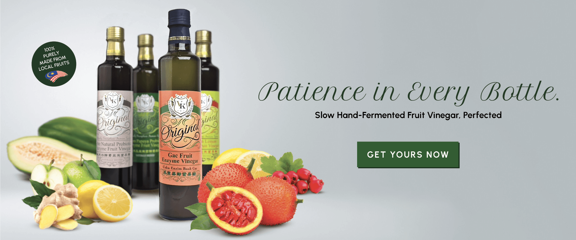 vk vinegar king enzyme fruit vinegar 4 flavours